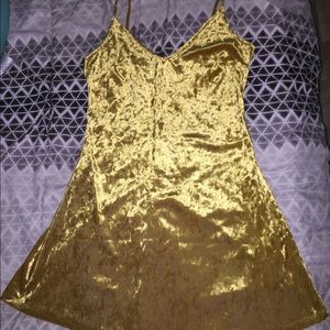 Forever 21 Gold Dress
